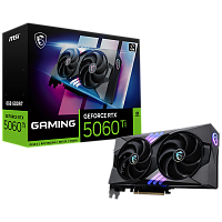 Видеокарта MSI PCI-E 5.0 RTX 5060TI 8G GAMING NVIDIA GeForce RTX 5060TI 8Gb 128bit GDDR7 2572/28000 HDMIx1 DPx3 HDCP Ret (RTX 5060 TI 8G GAMING)