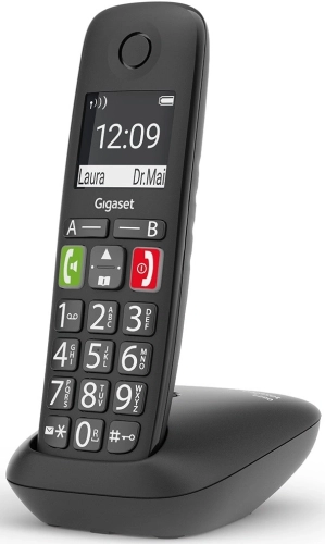 Р/ Телефон Dect Gigaset E290 SYS черный АОН (S30852-H2901-M201) фото 6