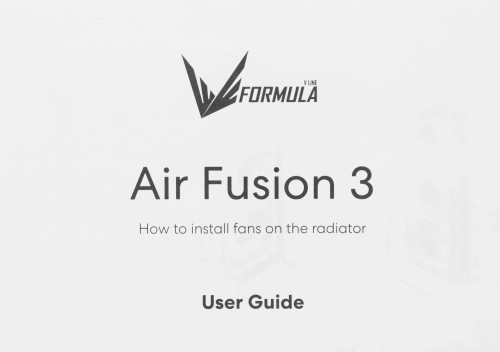 Вентилятор для корпуса Formula V Line AIR FUSION 3 WH, 360x120x28mm, ARBG 3pin + PWM 4pin, 500-1800 RPM, 34.95 DBA MAX, HYDRO BEARING фото 9