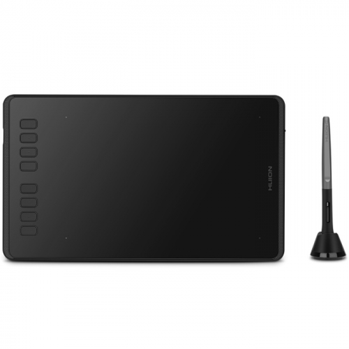 Графический планшет Huion INSPIROY Н950P рабочая область 221x138 mm, 8 экспресс-клавиш, перо PW100 наклон ±60°, нажатие 8192, micro USB, Black (H950P)