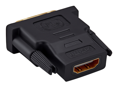 Переходник Buro HDMI (f) DVI-D (m) (HDMI-19FDVID-M_ADPT) черный фото 2