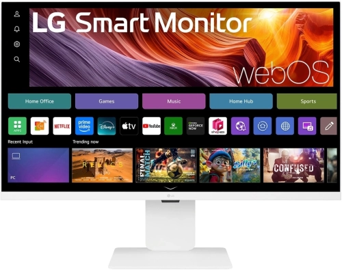 Монитор LG 31.5 UltraFine 32U830SA-W белый IPS LED 5ms 16:9 HDMI M/ M матовая HAS Piv 1200:1 400cd 178гр/ 178гр 3840x2160 60Hz 4K USB 7.7кг (32U830SA-W.ARUZ)