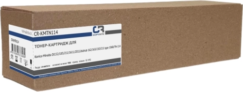 Картридж лазерный CopyRite CR-KMTN114 TN-114 черный (11000стр.) для Konica Minolta Di152/ 183/ 211/ 1611/ 2011/ bizhub 162/ 163/ 210/ 211 type 106B