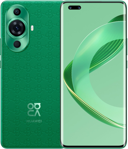 Смартфон Huawei GOA-LX9 Nova 11 Pro 256Gb 8Gb зеленый моноблок 3G 4G 2Sim 6.78