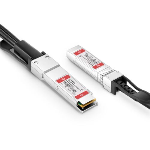 *Твинаксиальный медный кабель Customized 100G QSFP28 to 4x25G SFP28 Passive Direct Attach Copper Breakout Cable Compatible Brands 1m (Q-4S28PC01) фото 2