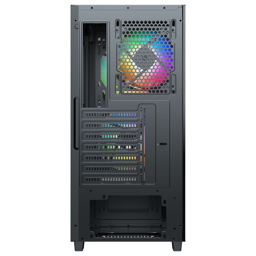 Корпус ACD Citadel 106 ATX, Black, USB3.0*1, USB*2+HD audio ,1*12cm ARGB rear+2*14cm ARGB front ,TG (AH-TC6GA-0000) фото 4