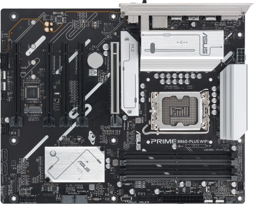 Материнская плата ASUS PRIME B860-PLUS WIFI, LGA1851, B860, 4*DDR5, 4*SATA, 2*M.2, 3*USB 3.2, 4*USB 2.0, Type-C, 5*PCIx16, DP+HDMI, ATX; 90MB1K50-M0EAY0