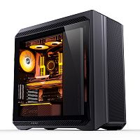 Корпус без блока питания/ JONSBO D500, Full-Tower, TG, 3x140mm ARGB, 2xUSB-A 3.2 + 1xUSB-C 3.2, E-ATX, ATX, mATX, mITX Black (D500 BLACK)