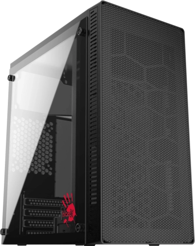 Корпус Bloody BD-CC101 черный без БП mATX 1x80mm 1x92mm 2x120mm 2xUSB2.0 1xUSB3.0 audio (BD-CC101-BK) фото 2