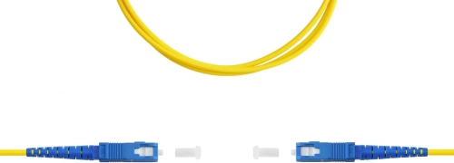 Патч-корд Suprlan 09-05072 1x9/ 125 OS2 SC-SC 1м LSZH желтый