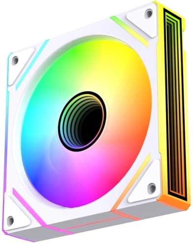 Вентилятор для корпуса Bloody BD-CF120ARGB2 LCD ARGB 120х120x25 белый 4-pin 26дБ (BD-CF120ARGB2-WH) Ret фото 6