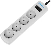 Сетевой фильтр Pilot mini 10м (4 розетки) белый (коробка) (131) (131#!!!)