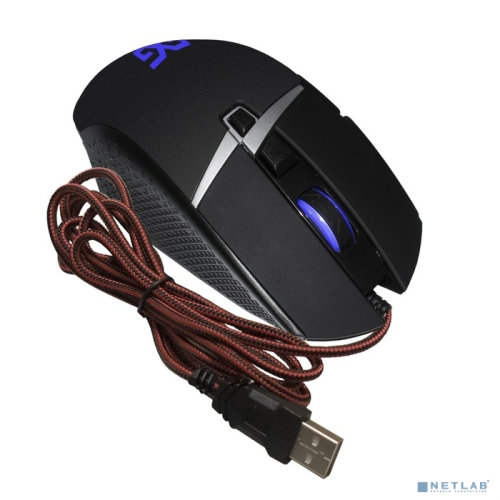 Exegate EX289489RUS Мышь ExeGate Gaming Standard Laser GML-13 (USB, лазерная, 1000/ 1200/ 3000/ 4000 dpi, 8 кнопок и колесо прокрутки, длина кабеля 1,5м, черная, Color box)