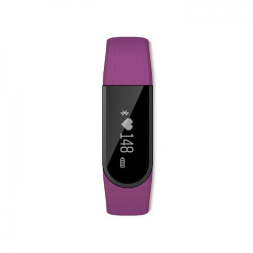Фитнес-браслет Lime 116HR Purple Пульсометр, Шагомер, Подсчет калорий, Часы, Будильник, Пурпурный ремешок