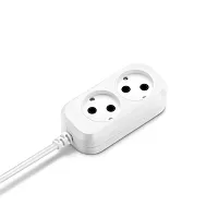 Сетевой удлинитель Buro BU-PSL2.1/ W 1.5м (2 розетки) белый (пакет ПЭ) (BU-PSL2.1/W)
