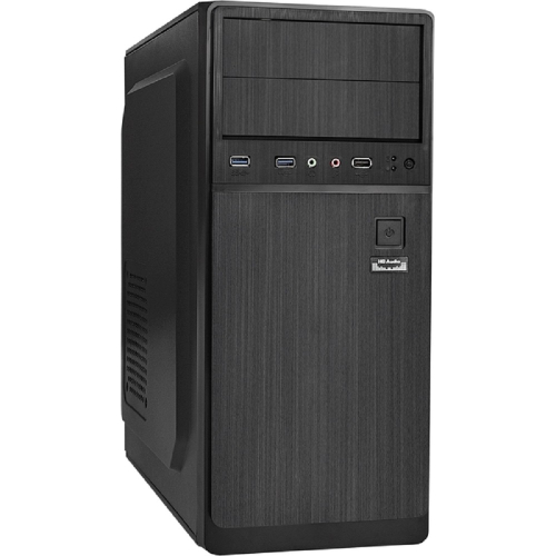 Exegate EX287140RUS Корпус Miditower ExeGate XP-402U2 (ATX, без БП, 1*USB+2*USB3.0, аудио, черный)
