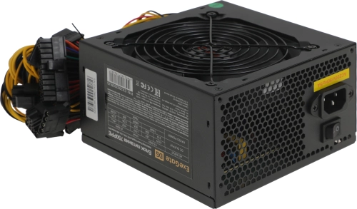 Блок питания Exegate ATX 750W 750PPE 80+ (20+4pin) APFC 120mm fan 6xSATA (EX292335RUS-S) фото 7