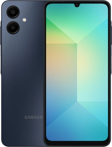 Смартфон Samsung SM-A065F Galaxy A06 128Gb 6Gb черный моноблок 3G 4G 2Sim 6.7