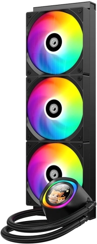 Система водяного охлаждения ID-Cooling FX360 LCD ARGB Soc-AM5/AM4/1200/1700/1851 черный 4-pin 27.2dB Al LCD 350W Ret фото 2