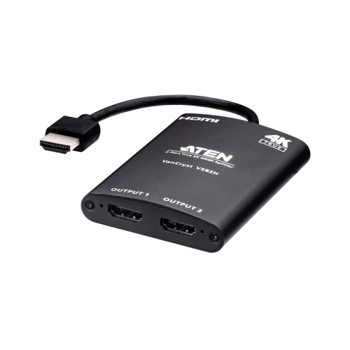 2-портовый True 4K HDMI разветвитель с масштабированием/ 2-Port True 4K HDMI Splitter with Scaler (VS82H)