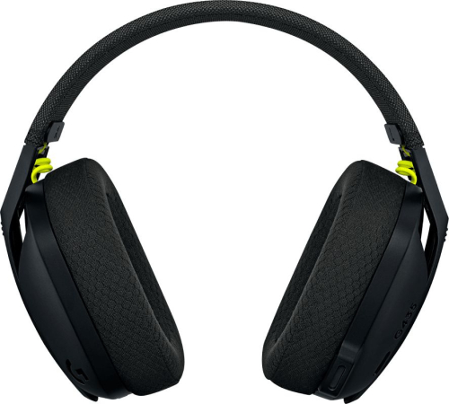 Наушники с микрофоном Logitech G435 Lightspeed черный/ желтый мониторные BT/ Radio оголовье (981-001052)