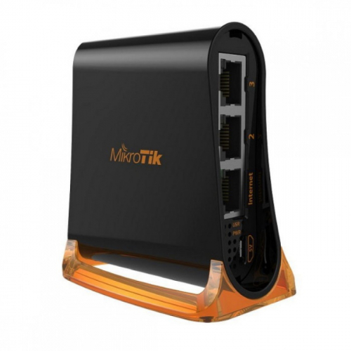Маршрутизатор MikroTik hAP mini, QCA9533 650MHz CPU, 32MB RAM, 3xLAN, built-in 2.4Ghz 802.11b/ g/ n 2x2 two chain wireless with integrated antennas, RouterOS L4, tower case, PSU (RB931-2ND) фото 2