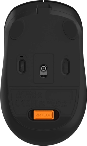 Мышь A4Tech Fstyler FB10CS черный оптическая (2000dpi) silent беспроводная BT/ Radio USB (4but) (FB10CS USB STONE BLACK) фото 11