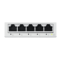 Коммутатор Zyxel GS-105B v5, 5 портов 1000 Мбит/ с, настольный, металлический корпус (GS-105BV5-EU0101F)