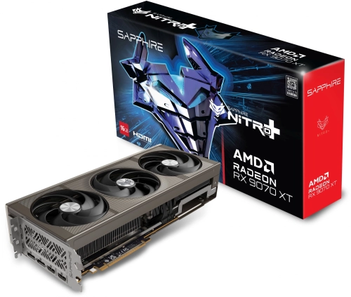 Видеокарта Sapphire RX9070XT NITRO+ OC 16GB GDDR6 256bit 2xDP 2xHDMI 3FAN RTL (11348-01-20G) фото 7