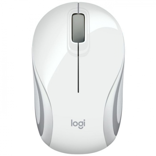 Мышь беспроводная Logitech Mouse M187 Mini белая (910-002735)