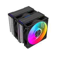 Кулер для процессора/ CPU Cooler SAMA A60L (265W, 4-pin PWM, 156.5mm, 6x6mm, ARGB, 2x120mm, 78CFM, 29dBA, 2200RPM, S: 1851/ 1700/ 1200/ 115X, AM5/ AM4, silver) (A60-XXWAYXOX-G)