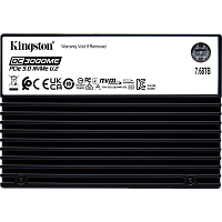 Твердотельный накопитель/ Kingston SSD DC3000ME 7680GB, U.2(2.5" 15mm), NVMe, PCIe Gen 5x4, 3D TLC, R/ W 14000/ 1000MB/ s, IOPs 2 800 000/ 500 000, TBW 14016, DWPD 1 (12 мес) (SEDC3000ME/7T6)