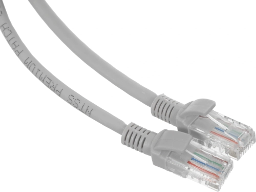 Патч-корд NTSS NTSS-PC-UTP-RJ45-5e-3.0-LSZH-GY UTP RJ-45 вил.-вилка RJ-45 кат.5E 3м серый LSZH 26AWG (1992883) (1992883#MLN)