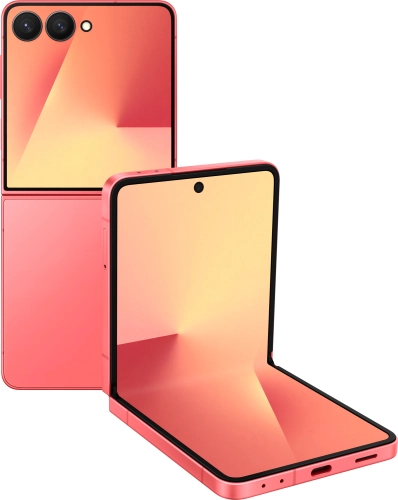 Смартфон Samsung SM-F766B Galaxy Flip7 256Gb 12Gb коралловый раскладной 3G 4G 1Sim 6.9
