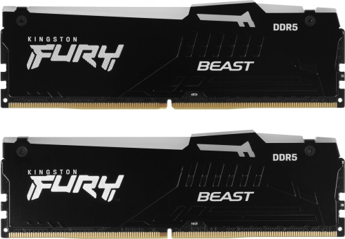 Память оперативная/ Kingston 16GB 5200MT/s DDR5 CL36 DIMM (Kit of 2) FURY Beast RGB EXPO (KF552C36BBEAK2-16) фото 2