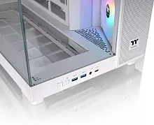Корпус Thermaltake View 380 XL TG ARGB белый без БП E-ATX 2x120mm 2xUSB3.0 1xUSB3.1 audio bott PSU (CA-11E-00M6WN-00)