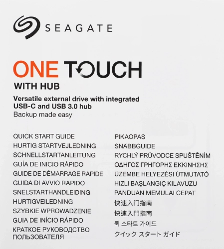 Жесткий диск Seagate USB3.0 10TB STLC10000400 One Touch 3.5 черный фото 3