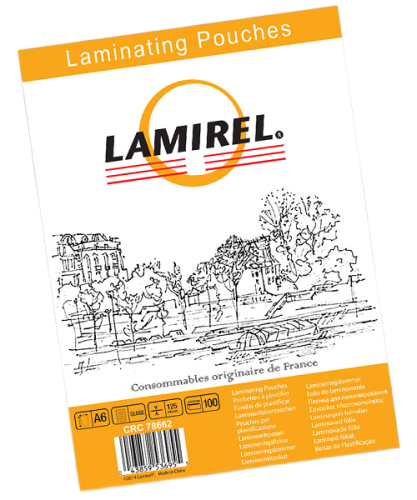 Пленка для ламинирования Lamirel, А6, 125мкм, 100 шт. (LA-78662)