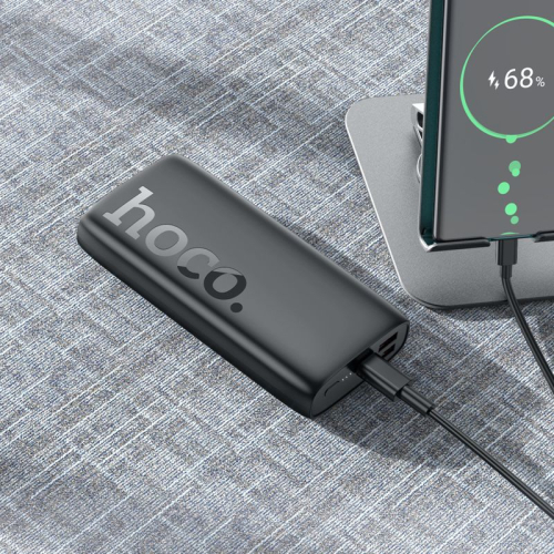 Мобильный аккумулятор Hoco J122A Respect 20000mAh QC/ PD 22.5W 3A USB-A/ USB-C черный фото 5