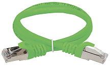 ITK Коммутационный шнур (патч-корд), кат.5Е FTP, 1,5м, зеленый (PC02-C5EF-1M5)