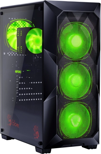 Компьютер Bloody BD-PC RB55C1 MT Ryzen 5 5600X (3.7) 32Gb SSD1Tb RTX4060 8Gb Windows 11 Home GbitEth 500W черный (RUS) (2107186) фото 4