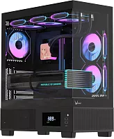 Корпус Formula Crystal E1 Floe черный без БП ATX 5x120mm 3x140mm 2xUSB3.0 1xUSB3.1 audio bott PSU (CRYSTAL E1 B FLOE)