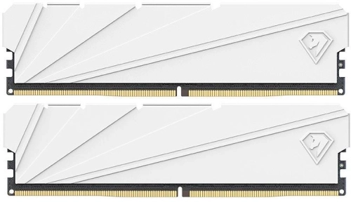 Netac Shadow S 16GB (2x8GB) DDR4-3600 (PC4-28800) C18 White 18-22-22-42 1.35V XMP Dual DIMM Kit (NTSSD4P36DP-16W)