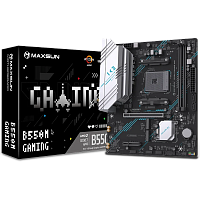 Материнская плата Maxsun MS-B550M GAMING WIFI B550, AM4, 2*DDR4, 1*PCIEx16, 1*PCIEx4, 1*PCIEx1, 2*M.2, 4*USB3.2Gen1, 6*USB2.0, 2*SATA3.0, 1G, DP, HDMI, M-ATX, RTL (6940709661901)