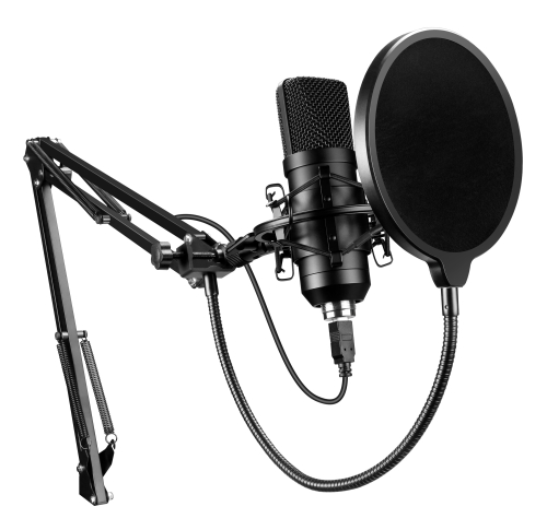 Микрофон проводной Оклик SM-700G 2.5м черный (1456135)