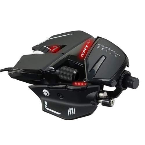 Игровая мышь Mad Catz R.A.T. 8+ , Wired, PMW3389, Omron, USB, 11But, 16000 dpi, RGB, cable 1.8m (MR05DCINBL000-0) фото 4