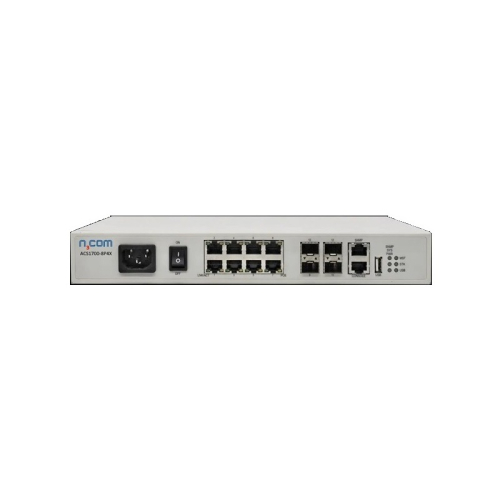 Коммутатор/ Управляемый Ethernet коммутатор L2+ c PoE, модель ACS1700-8P4X, кол-во портов и типы интерфейсов:8x1G (RJ45) сетевые стандарты PoE(IEEE802.3 (ACS1700-8P4XA1000)