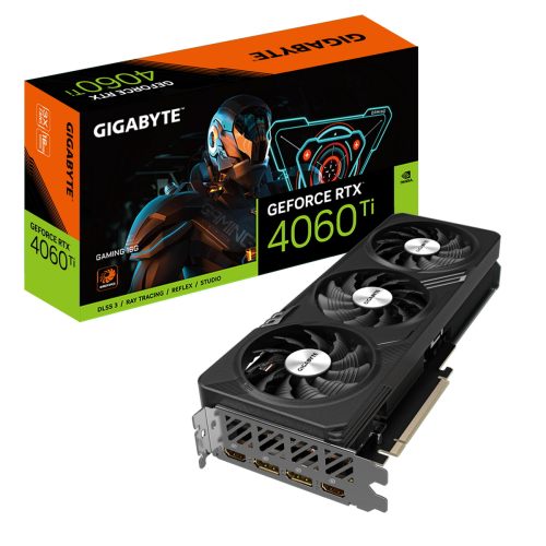 GIGABYTE RTX4060Ti GAMING 16GB / / RTX4060Ti, HDMI*2, DP*2, 16G,D6 (GV-N406TGAMING-16GD)