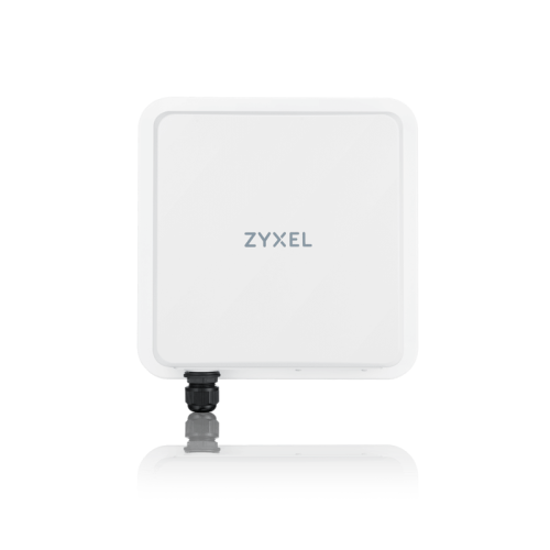 Маршрутизатор/ Zyxel NebulaFlex Pro FWA710 Outdoor 5G router (a SIM card is inserted), IP68, support for 4G/ LTE Cat.19, 6 antennas with coefficient gain up to 9 dBi, 1xLAN 2.5GE, PoE only, PoE inject (FWA710-EUZNN1F)