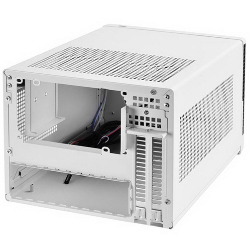 Корпус Silverstone SST-SG13WB-Q (USB 3.0) Sugo Mini-ITX Compact Computer Cube Case, Plastic Front Panel with Faux Aluminum Finish, black white, RTL {4} (G410SG13WBQ0020) фото 5